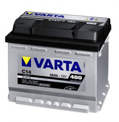 Аккумулятор Varta black Dynamic 556 400, авто аккумулятор Varta C14 Black - 56 Ah, габаритные размеры  242x175x190, пусковой ток 480А