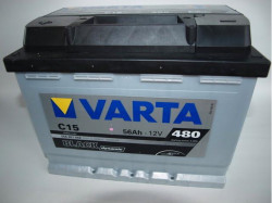 Аккумулятор Varta black Dynamic 556 401, авто аккумулятор Varta C15 Black - 56 Ah, габаритные размеры  242x175x190, пусковой ток 480А