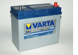 Аккумулятор Varta blue Dynamic 545 157, аккумуляторы Varta B33 blue - 45 Ah, габаритные размеры  238x129x227, пусковой ток 330А, тонкие клеммы