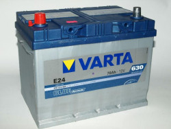 Аккумулятор Varta blue Dynamic 570 413, аккумуляторы Varta E24 blue - 70 Ah, габаритные размеры  261x175x220, пусковой ток 630А