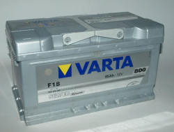 Аккумулятор Varta silver Dynamic 585 200, аккумулятор Varta F18 silver - 85 Ah, габаритные размеры  315x175x175, пусковой ток 800А