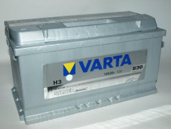 Аккумулятор Varta silver Dynamic 600 402, аккумулятор Varta H3 silver - 100 Ah, габаритные размеры  353x175x190, пусковой ток 830А
