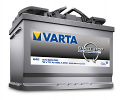 Аккумуляторы Varta Start-Stop (560500056), авто аккумуляторы Варта Старт-стоп D53 60 ампер/часов, размер - 242x175x190, пуск. ток 560 А